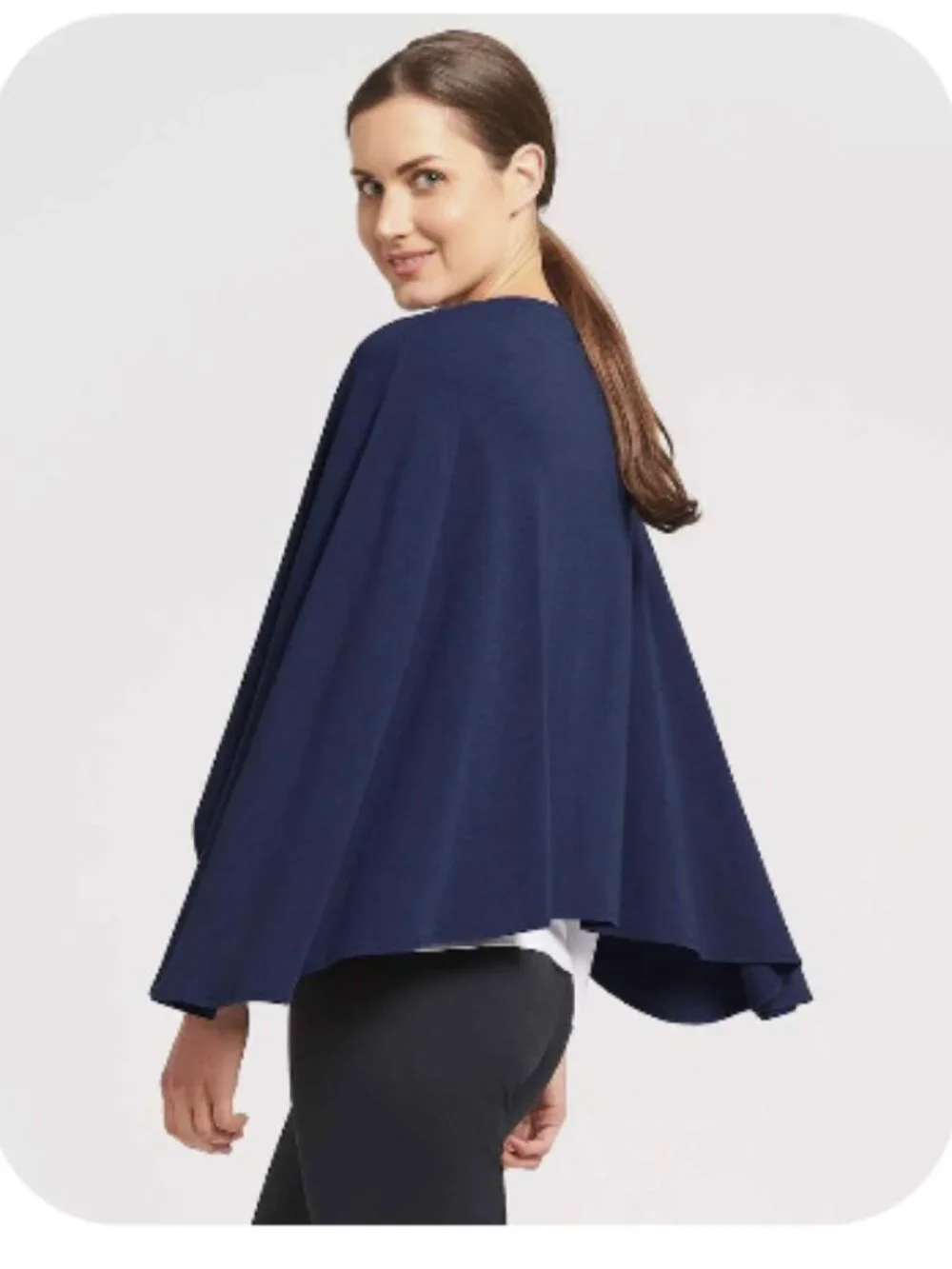 Solbari • Sensitive Sun Protection Poncho • UPF 50+ • Heather Gray • One Size